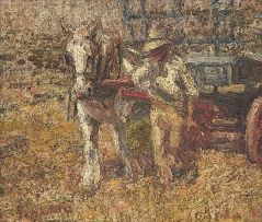 Harry Fidler; Horse and Haycart