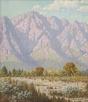 Jan Ernst Abraham Volschenk; Under the Drakenstein Mountains, Fransch Hoek (sic)
