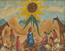 Reginald Turvey; Sunflower Worshipping