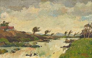 Gregoire Boonzaier; Along the Liesbeek River, Cape