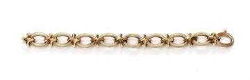 18ct gold bracelet, Italian, Nicolis Cola