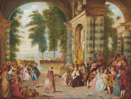 After Jean-Antoine Watteau; Les Plaisirs du Bal