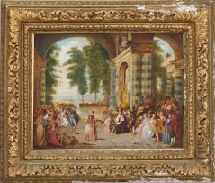 After Jean-Antoine Watteau; Les Plaisirs du Bal