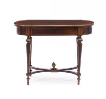 A French rosewood and gilt-metal-mounted desk, 19th century