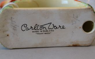 A pair of Carlton Ware Scotsmen novelty napkin rings, 1928-1987