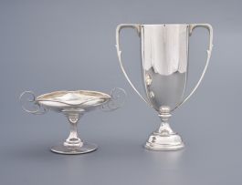 A George V silver two-handled trophy, Blackmore & Fletcher Ltd, London, 1919