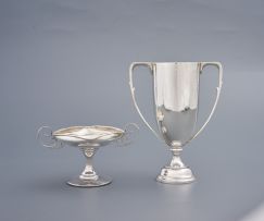 A George V silver two-handled trophy, Blackmore & Fletcher Ltd, London, 1919