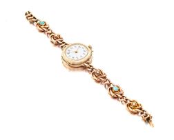 Lady's 9ct gold watch, retailed by Myers Brothers, late 19th/early 20th century