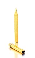Gold-plated ballpoint pen, Must de Cartier