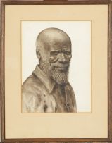 Gerard Bhengu; Portrait of a Smiling Man