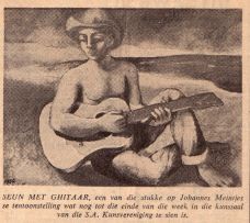 Johannes Meintjes; Guitarist on the Beach