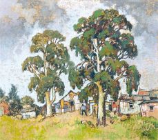 Conrad Theys; Houses Amongst the Trees