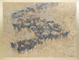 Gordon Vorster; Wildebeest and Zebra