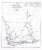 Burchell, William John; A Sketch Map of Burchell’s Trek