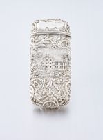 A Victorian silver cheroot case, Nathaniel Mills overstruck with the mark of Joseph Willmore, Birmingham, 1839