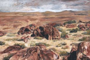 Johann Louw; Karoo Landscape