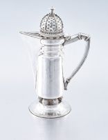 A George V silver covered flagon, Omar Ramsden, London, 1930