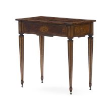 A Cape Neo-Classical amboyna, stinkwood, yellowwood and inlaid side table, late 18th century
