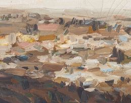 Anton Karstel; Landscape with Settlement