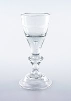 A deceptive toastmaster's glass, 18th century