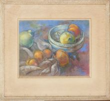 Gregoire Boonzaier; Still Life with Fruit in a Bowl