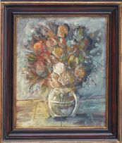 Christo Coetzee; Vase of Flowers