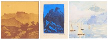 Allerley Glossop; A portfolio of twenty-six linocuts and one watercolour