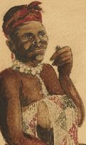 William Etty; Study of a Seated African Woman