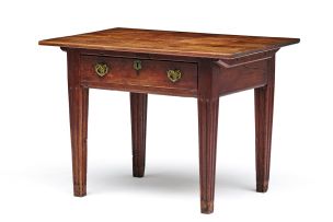 A Cape teak peg-top side table, early 19th century