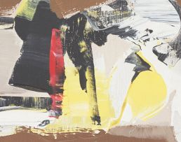 Sidney Goldblatt; Abstract with Yellow