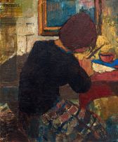 Frank Spears; Woman at a Desk