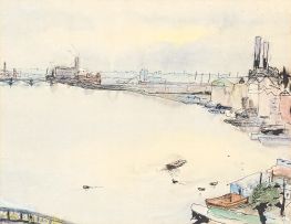 Maud Sumner; View of the Thames