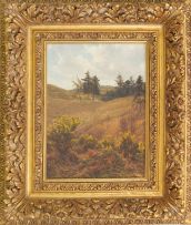 Frank Walton; English Landscape with Sheep