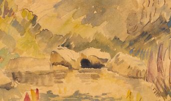 Reginald Turvey; Mountain Stream