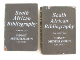 Mendelssohn, Sidney; Mendelssohn's South African Bibliography