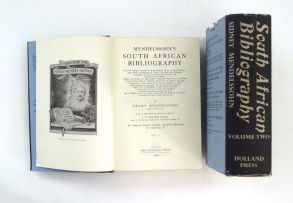 Mendelssohn, Sidney; Mendelssohn's South African Bibliography