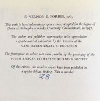 Forbes, Vernon S; Pioneer Travellers in South Africa