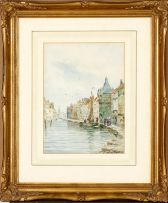 John Hamilton Glass; Dutch on the Canal Harbour