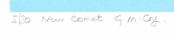Walter Battiss; New Comet G.M.Coy