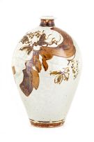 Tim Morris; Standing Vase with Floral Motif