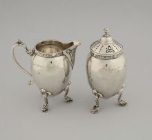 A George VI silver strawberry set, Walker & Hall, Chester, 1940