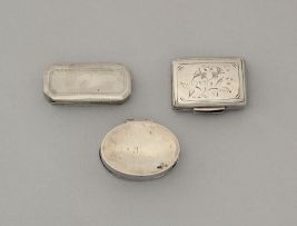 A George III silver vinaigrette, Joseph Willmore, Birmingham, 1811