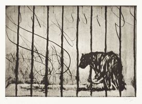 William Kentridge; Zeno II: including Planes; Chairs; Soldiers/Italian Front; Prosthetic Leg; Caged Panther; Bowlers and Man/Woman