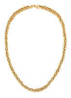 18ct gold fancy-link chain