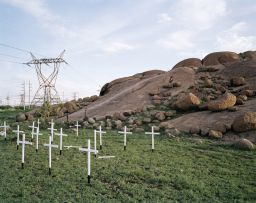 Ilan Godfrey; Memorial Crosses, Wonderkop, Marikana, North West, 2012
