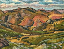 François Krige; Mountain Landscape