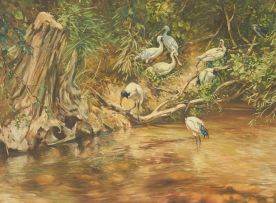 Heinrich von Michaelis; River Birds