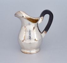 A German silver-plate water jug, Bremer Werkstätten für Kunstgewerbliche Silberarbeiten, 20th century