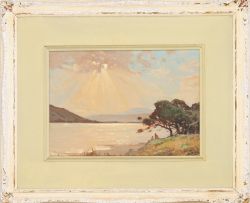 Walter Gilbert Wiles; Sunlight on a Lagoon