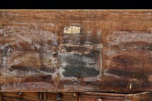 A fruitwood refectory table, 17th/18th century